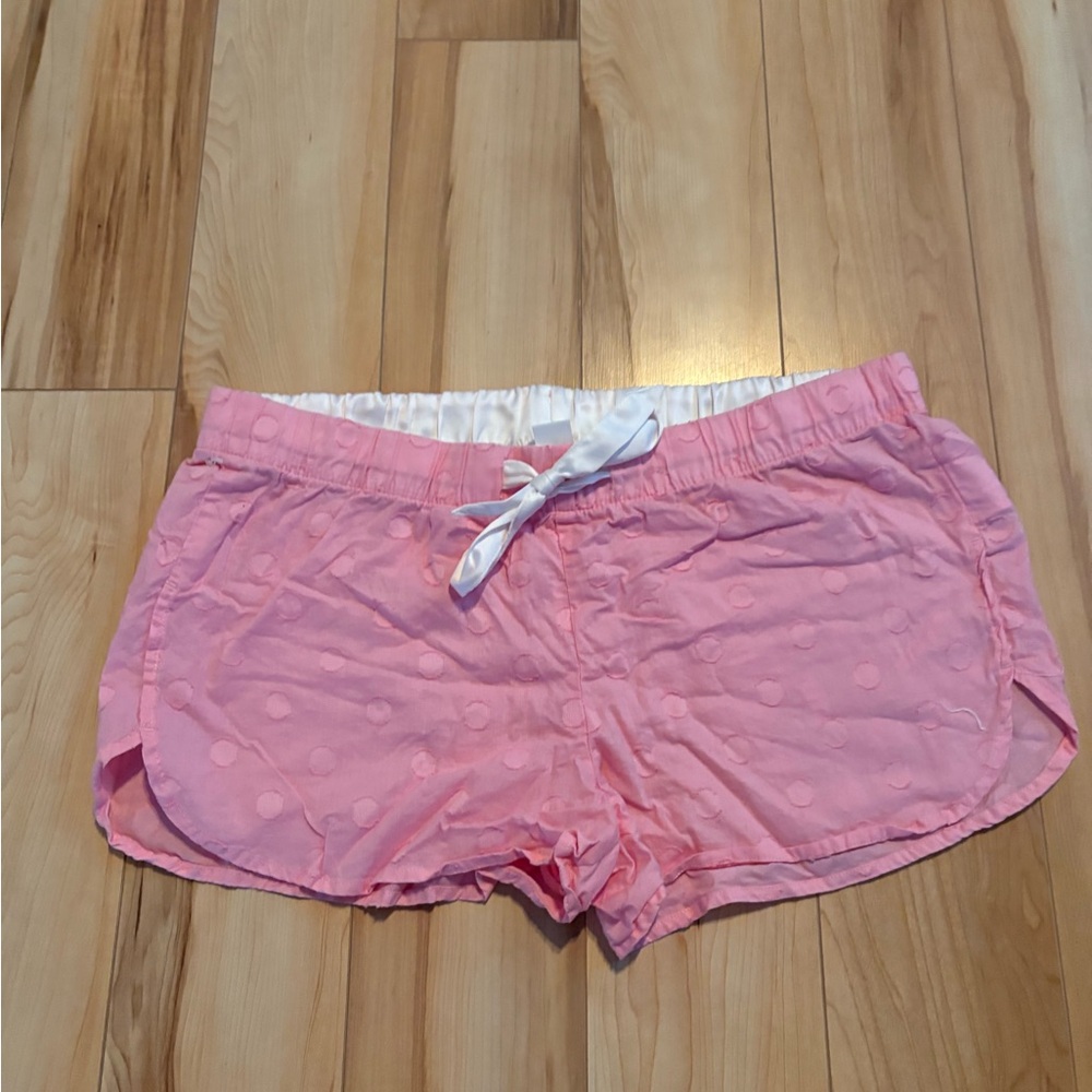 Source Unknown Pink Polka Dot Pajama Shorts